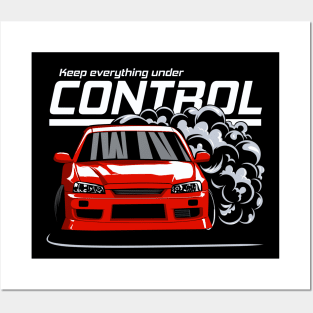 Keep everything under control (red) Posters and Art